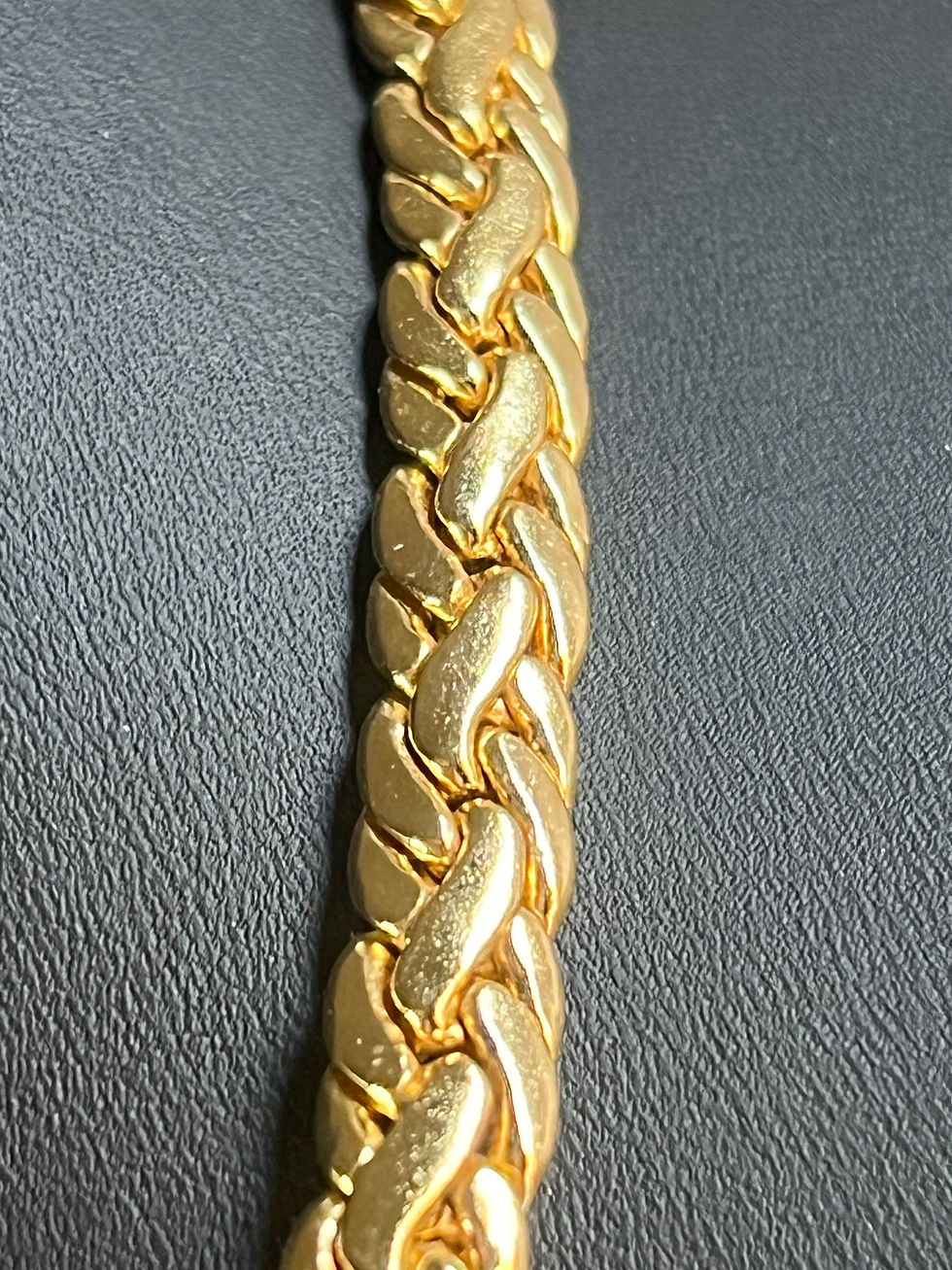 Thumbnail: Christian Dior Gold Plated Amethyst Necklace and Earrings