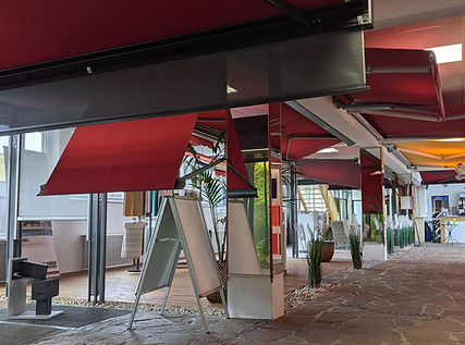 VABA Ausstellung Velbert – Markisen in Originalgröße