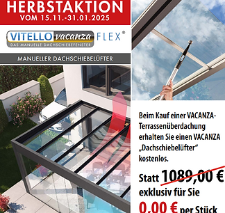 Dachlüftung zum Öffnen