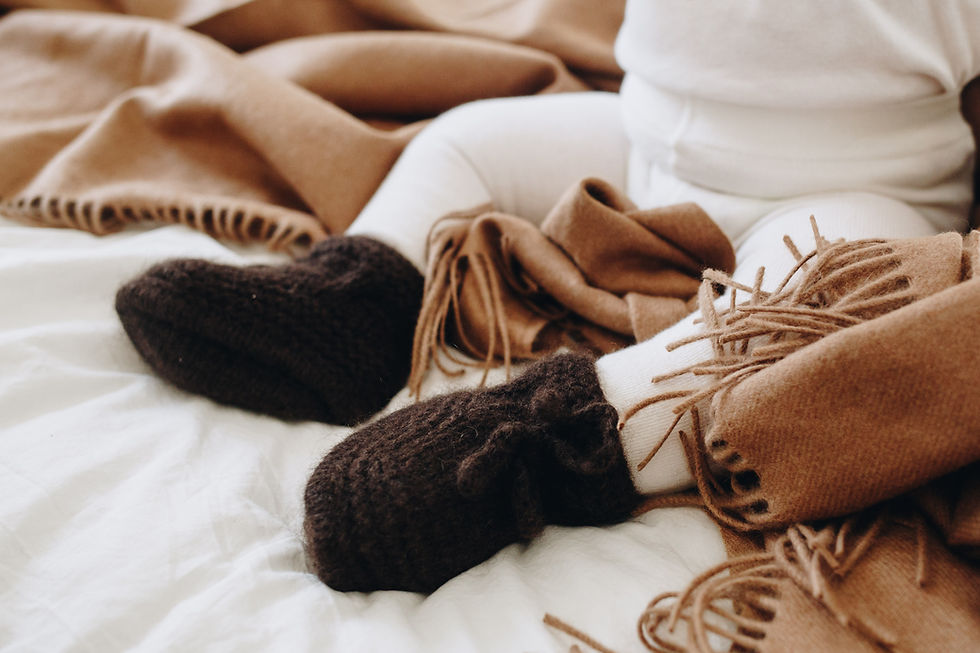 Miniatura: Kojenecké capáčky z jaka