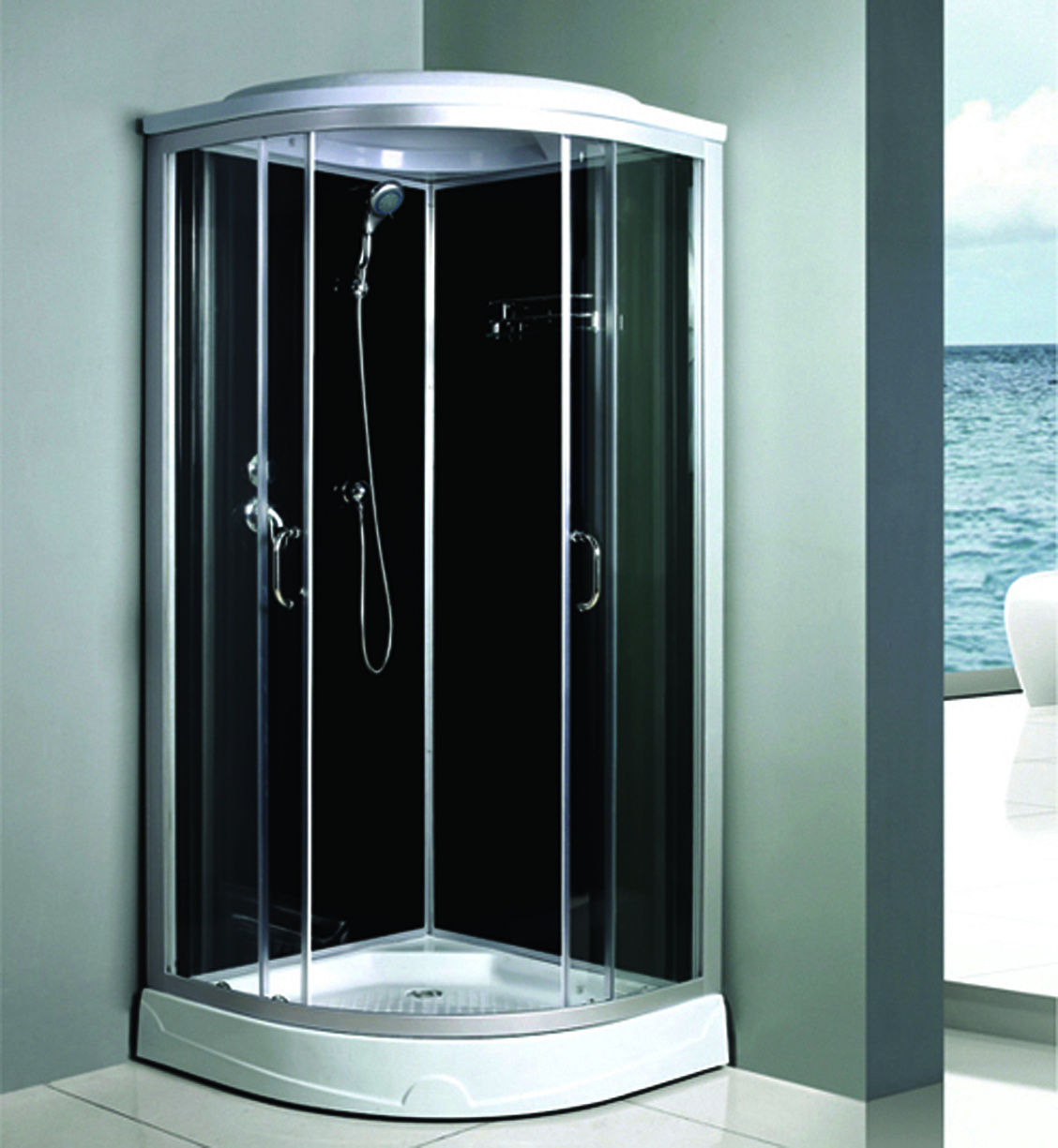 S-3636 Round Corner Shower Enclosure