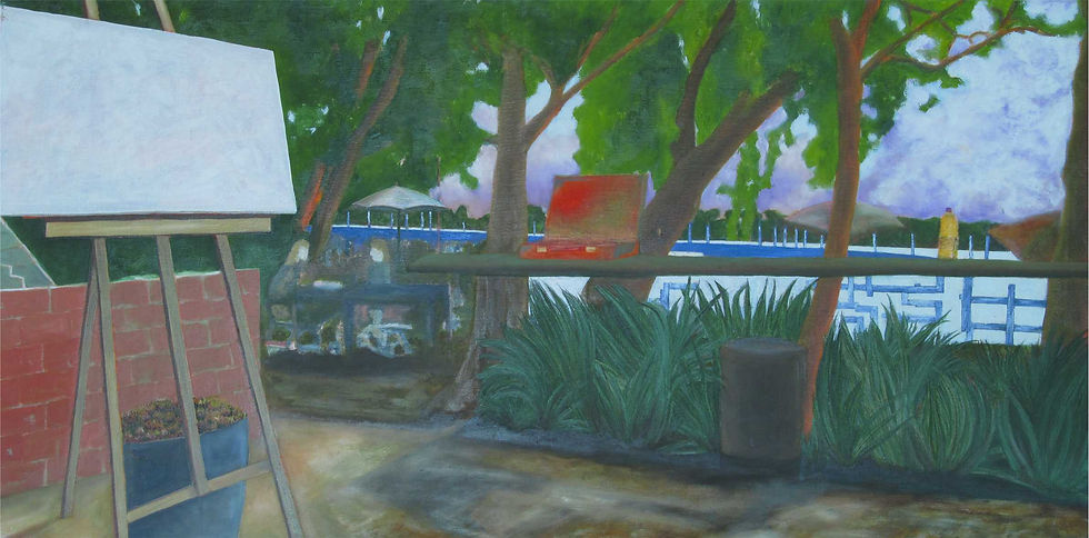 Tela em branco no quadro