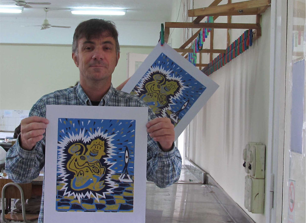 Impressão de gravuras