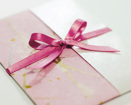 Enveloppe carte cadeau massage