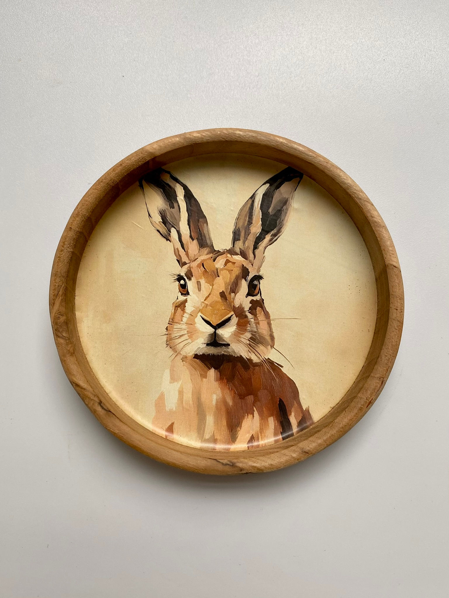 Teak Wood Animal Coaster - Rabbit