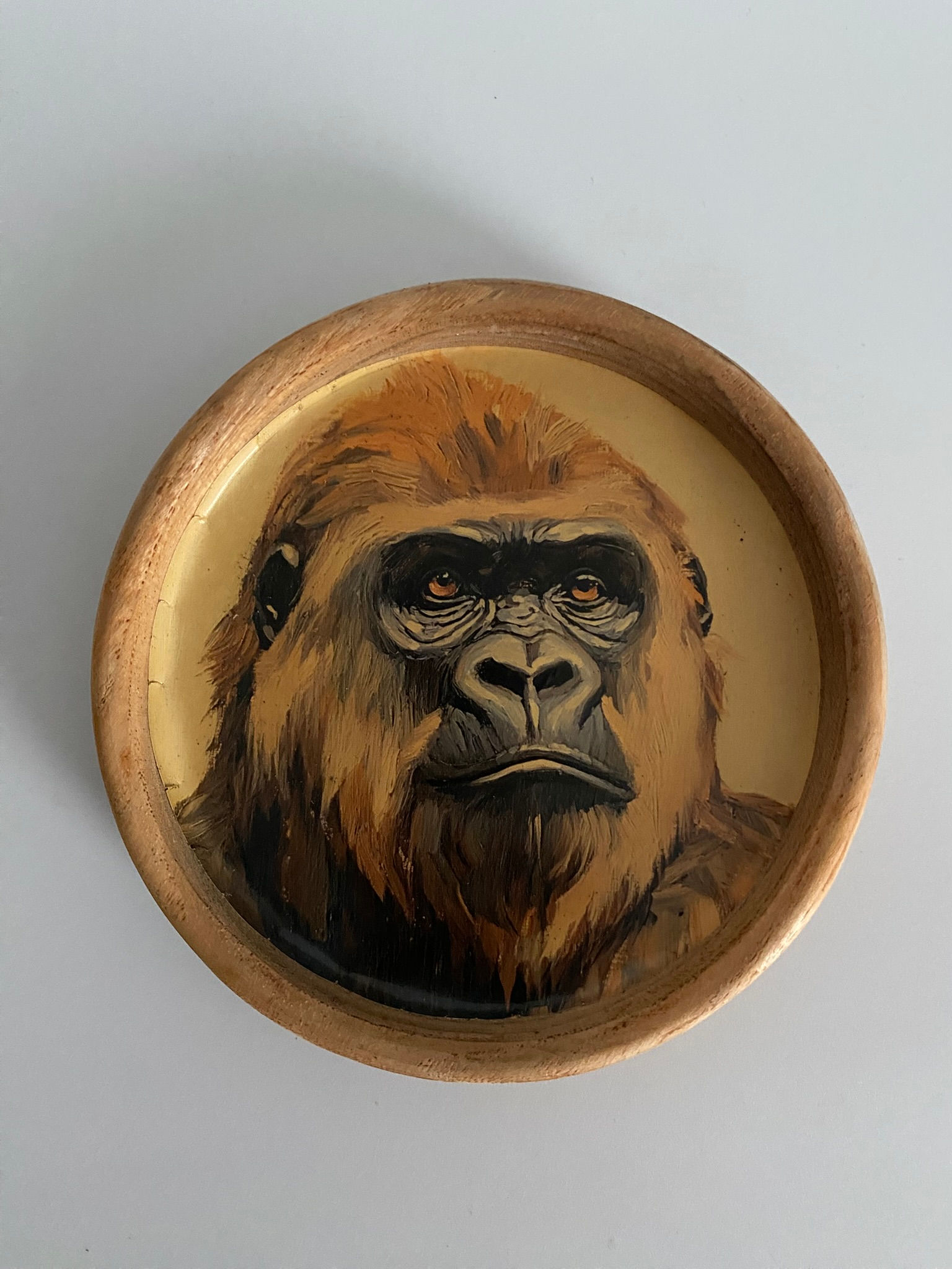 Teak Wood Animal Coaster - Gorilla