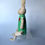 Thumbnail: Pea Green Handmade Sitting Wooden Rabbit