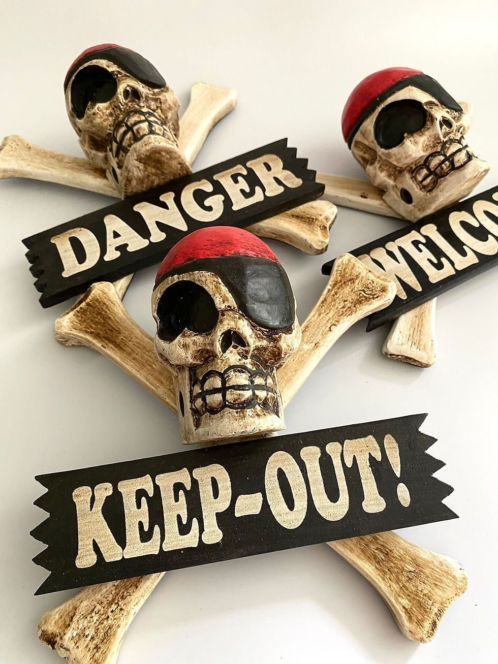 Thumbnail: Keep Out - Skull & Crossbones Door Sign