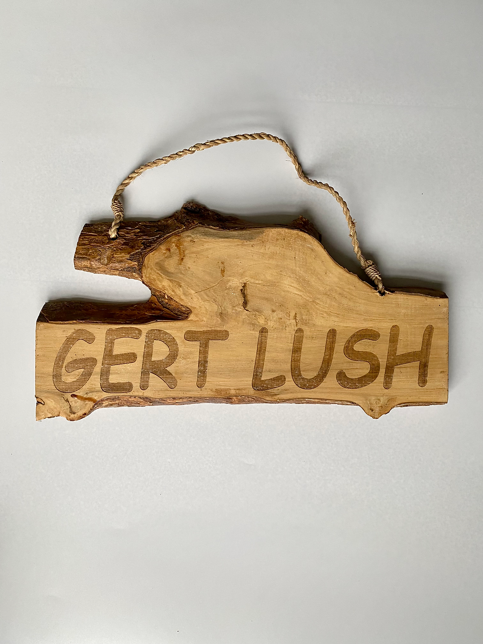 Gert Lush - Wooden Sign
