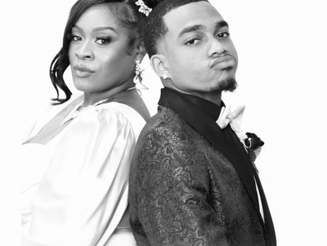 Guests at wedding on the cover of magazine photo booth