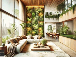 Verdant Duplex Family Living Area