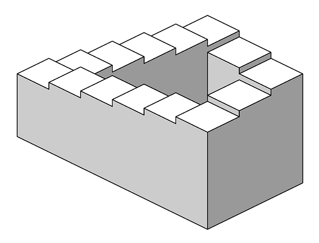 Penrose stairs