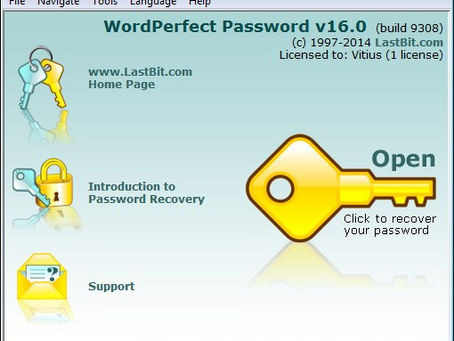 WordPerfect Password 10.9 Crack License Keygen X64 [Latest] 2022