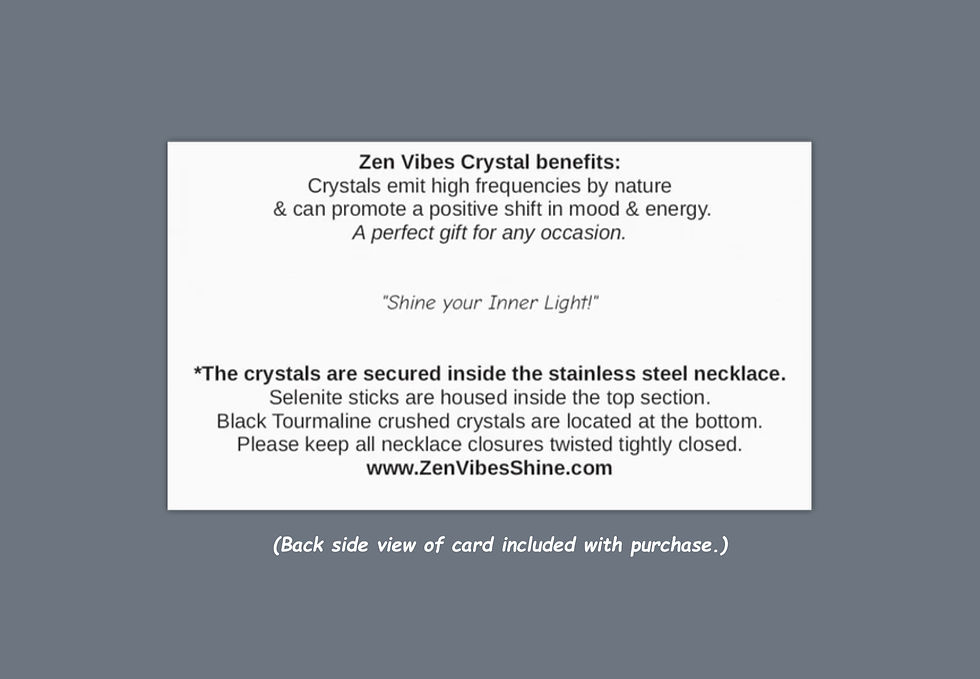 Thumbnail: ALCHEMIZE Silver Necklace (Selenite + Black Tourmaline)