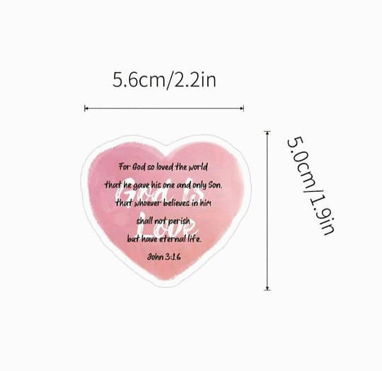 Thumbnail: 50Pcs Bible Stickers