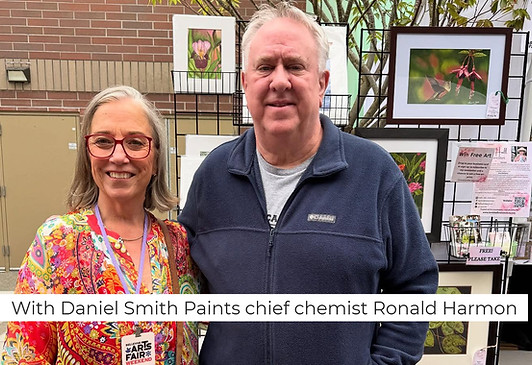 BAM '25 with Ron Harmon chief chemist Daniel Smith Watercolors