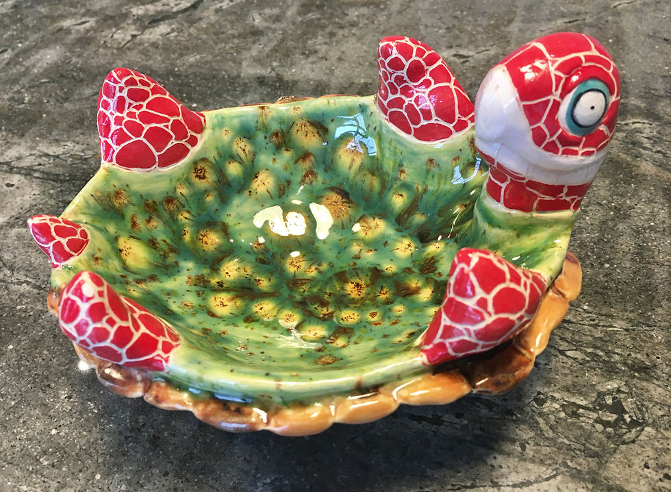 Thumbnail: Ceramic Turtle Bowl (small)