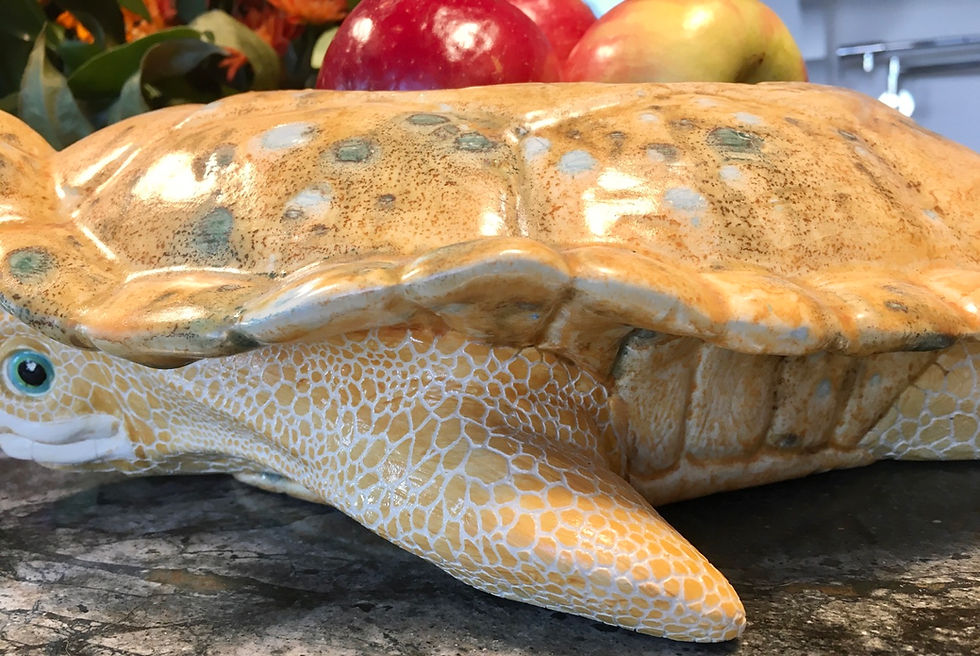 Thumbnail: Ceramic Turtle Bowl