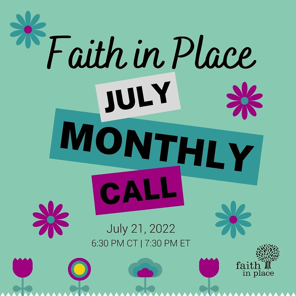 July Monthly Call