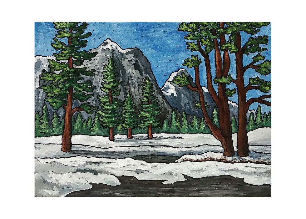 Art Card: Mountain Landscape 12