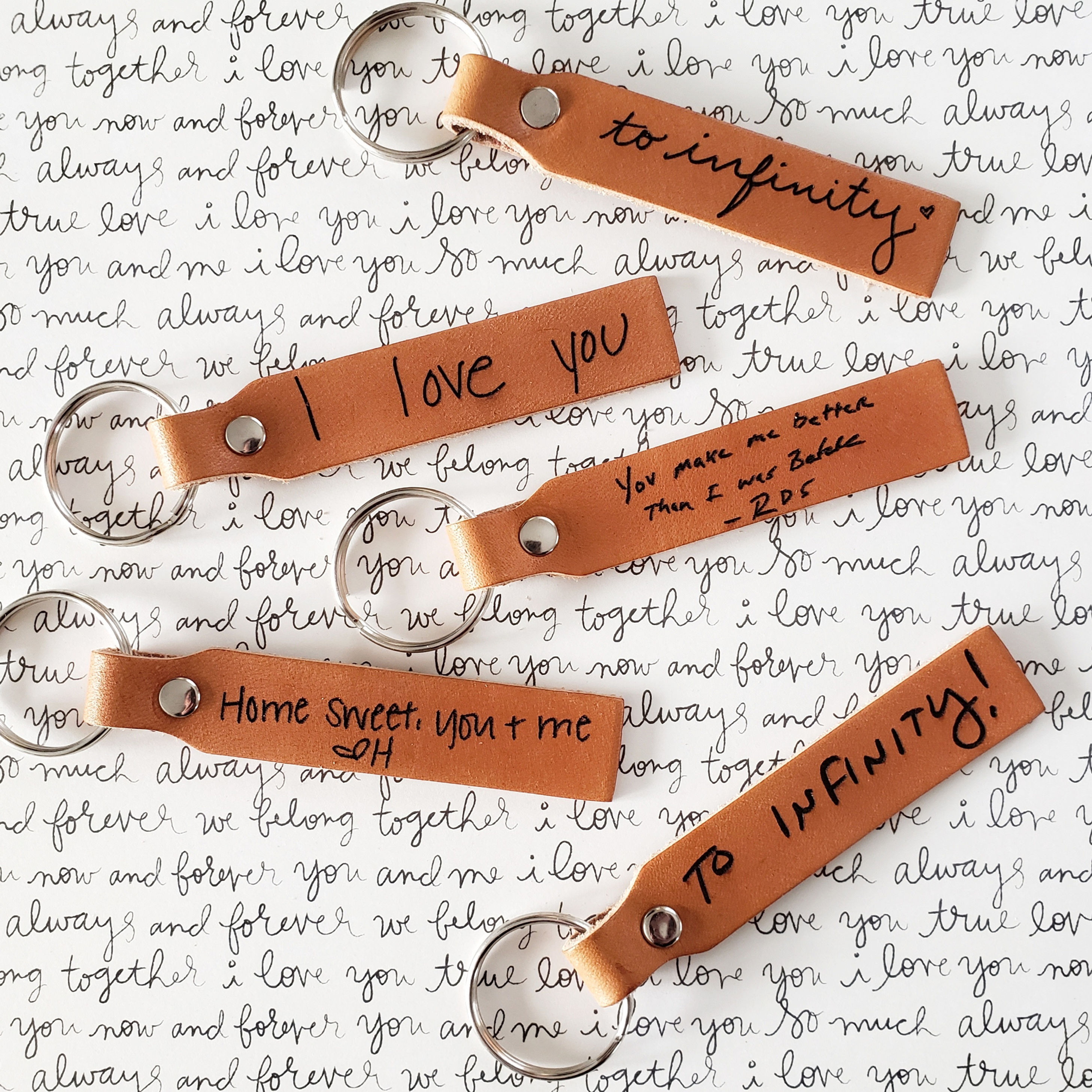 Leather Key Chain Keepsake