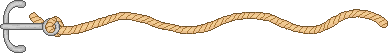 anchor on a rope