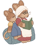 mice reading a storybook