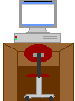 computer station