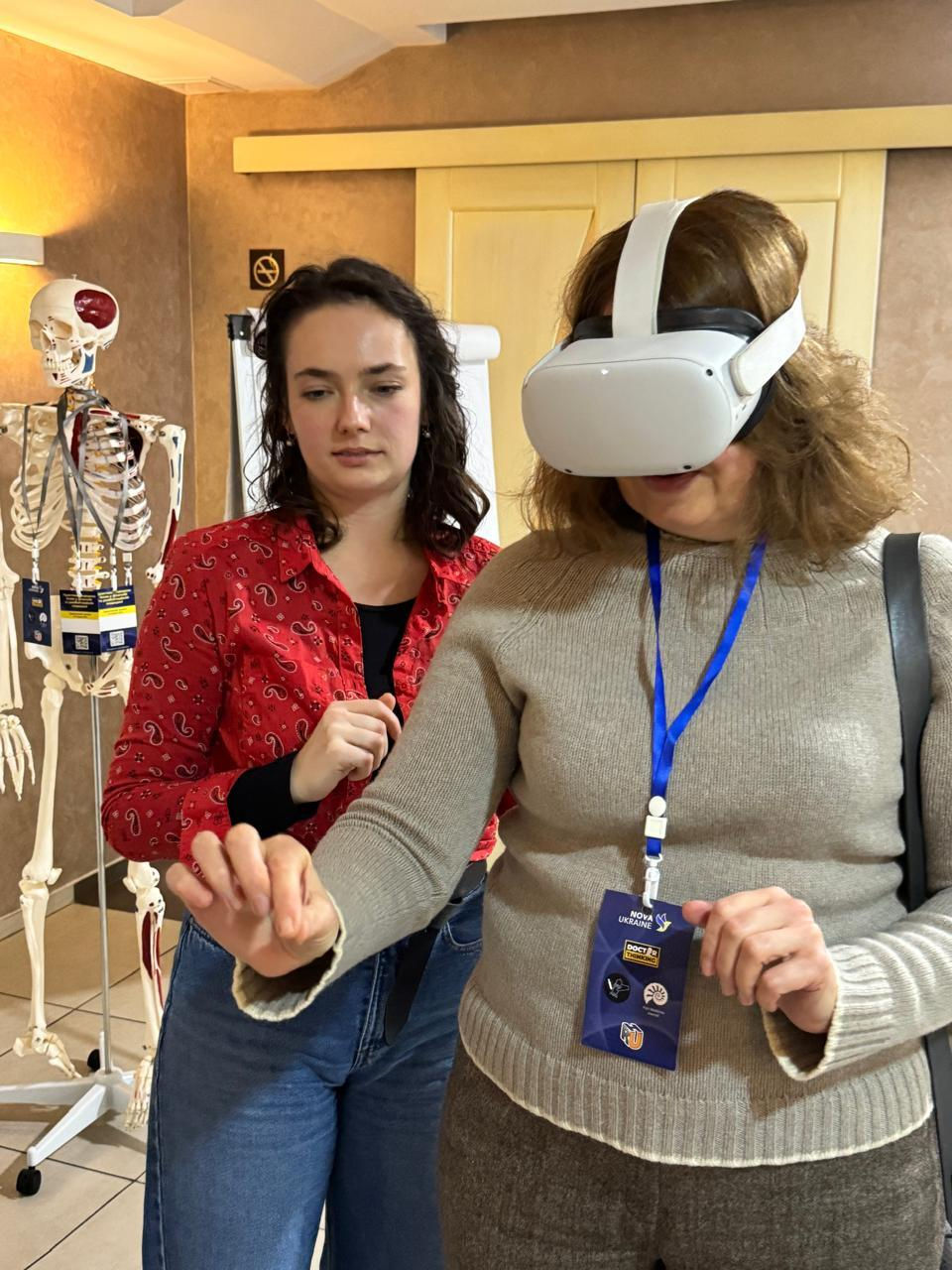 Rehabilitation specialists learning prosthetic care and phantom pain management during Ukraine Without Pain training program