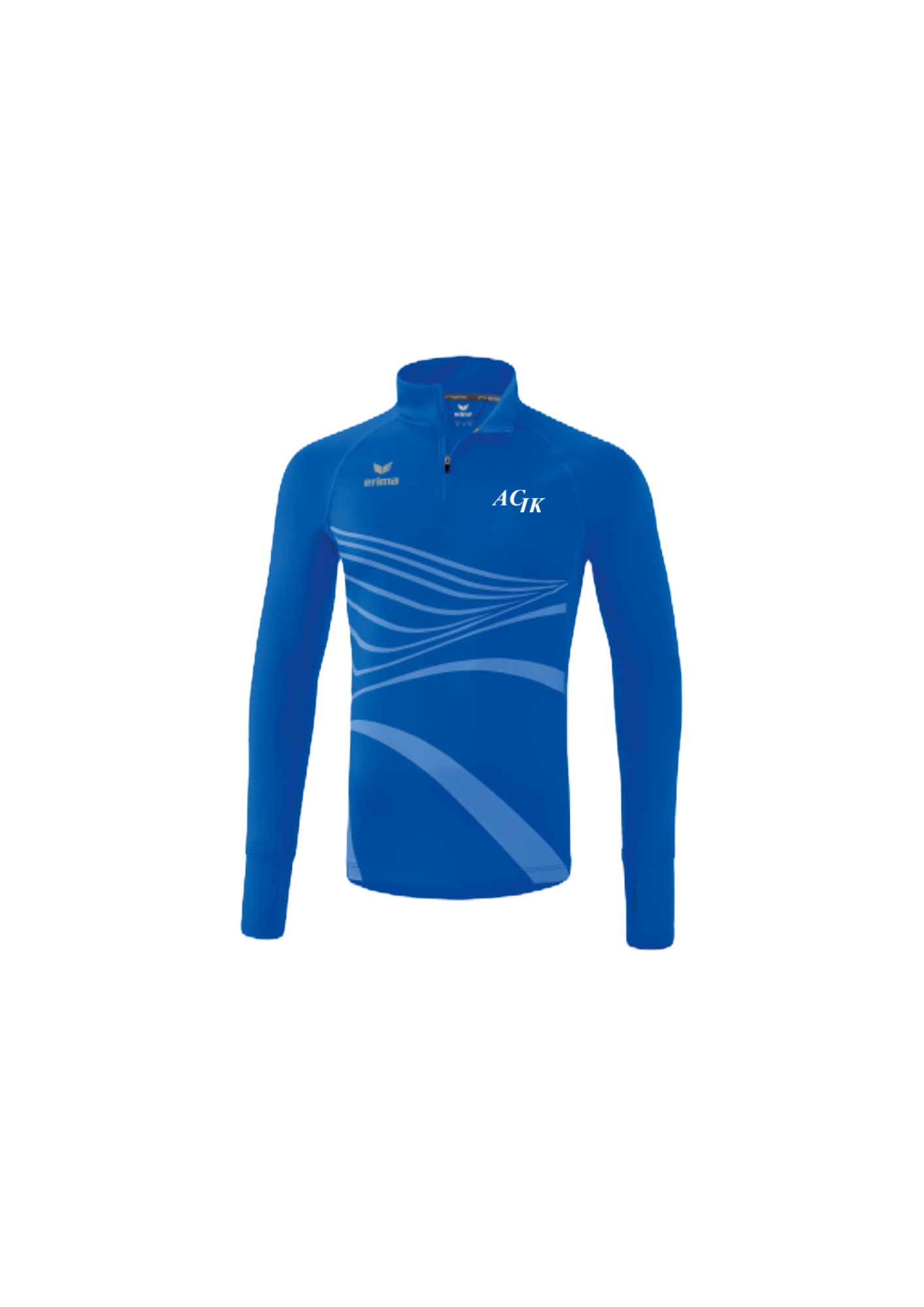 Sweat 1/4 de zip Bleu ACIK