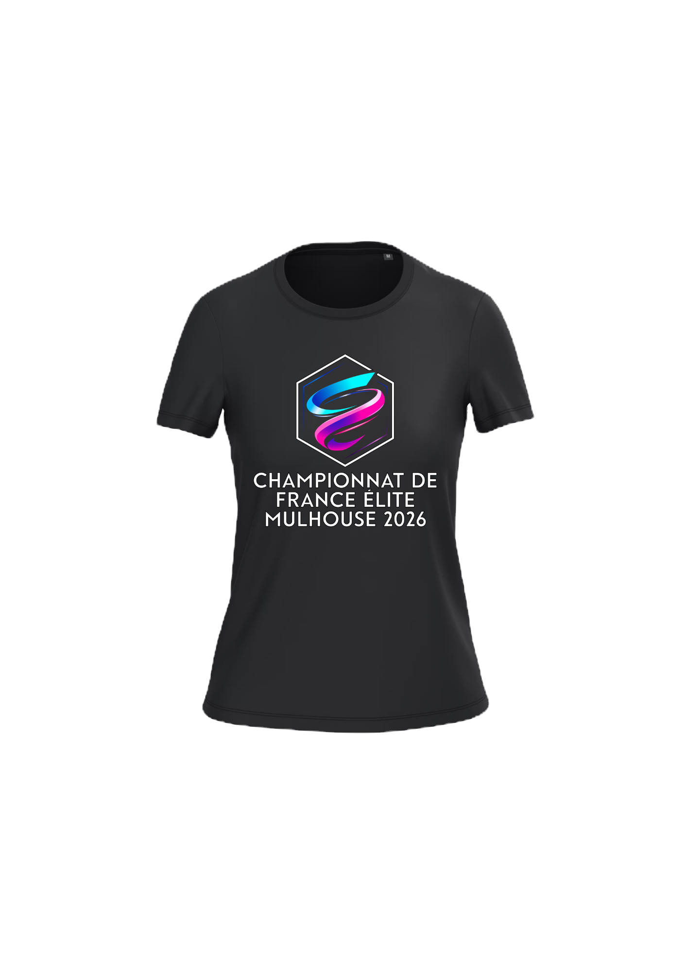 T-shirt coton femme - noir