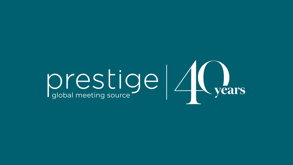 Prestige 40th anniversary logo