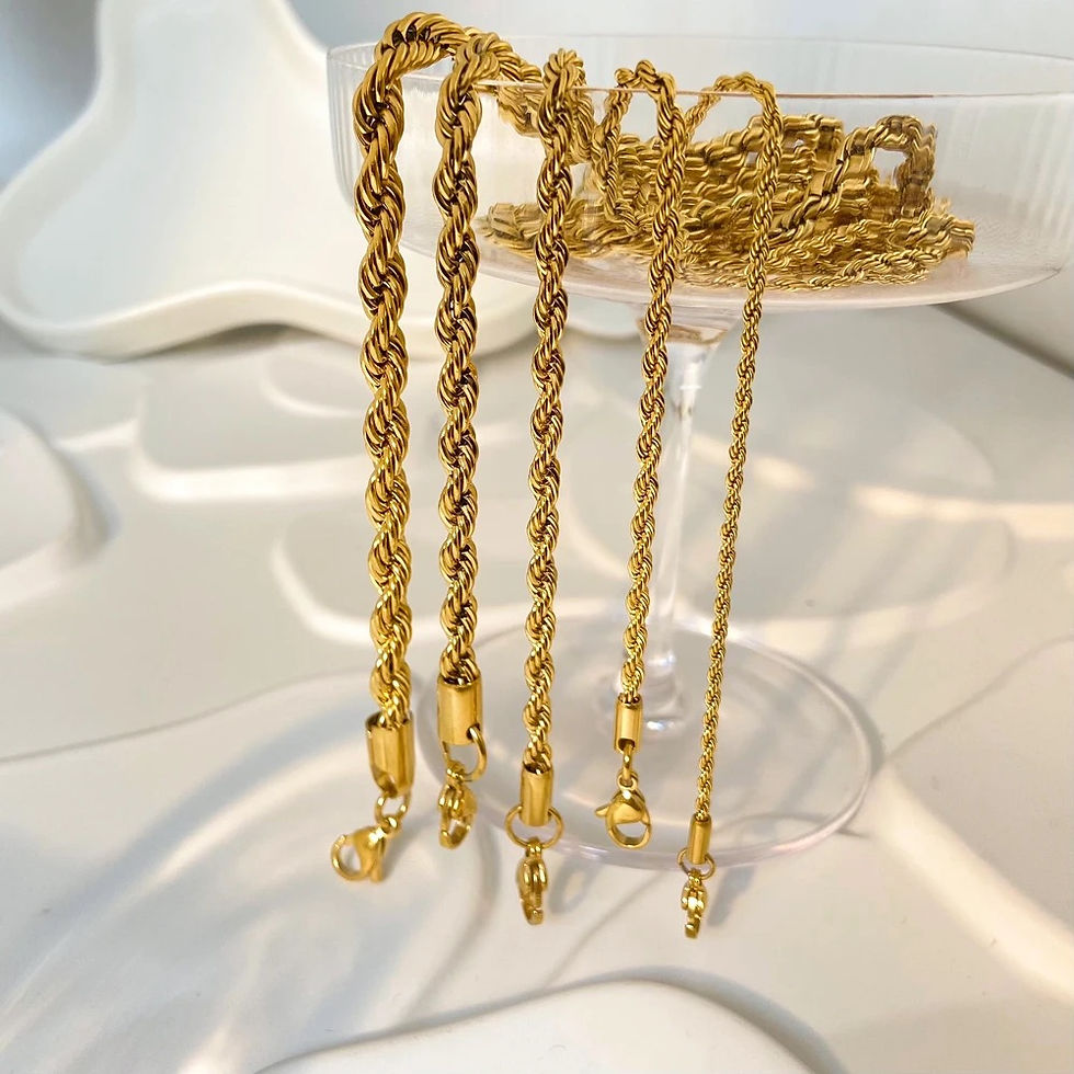 Thumbnail: Gold Rope necklaces