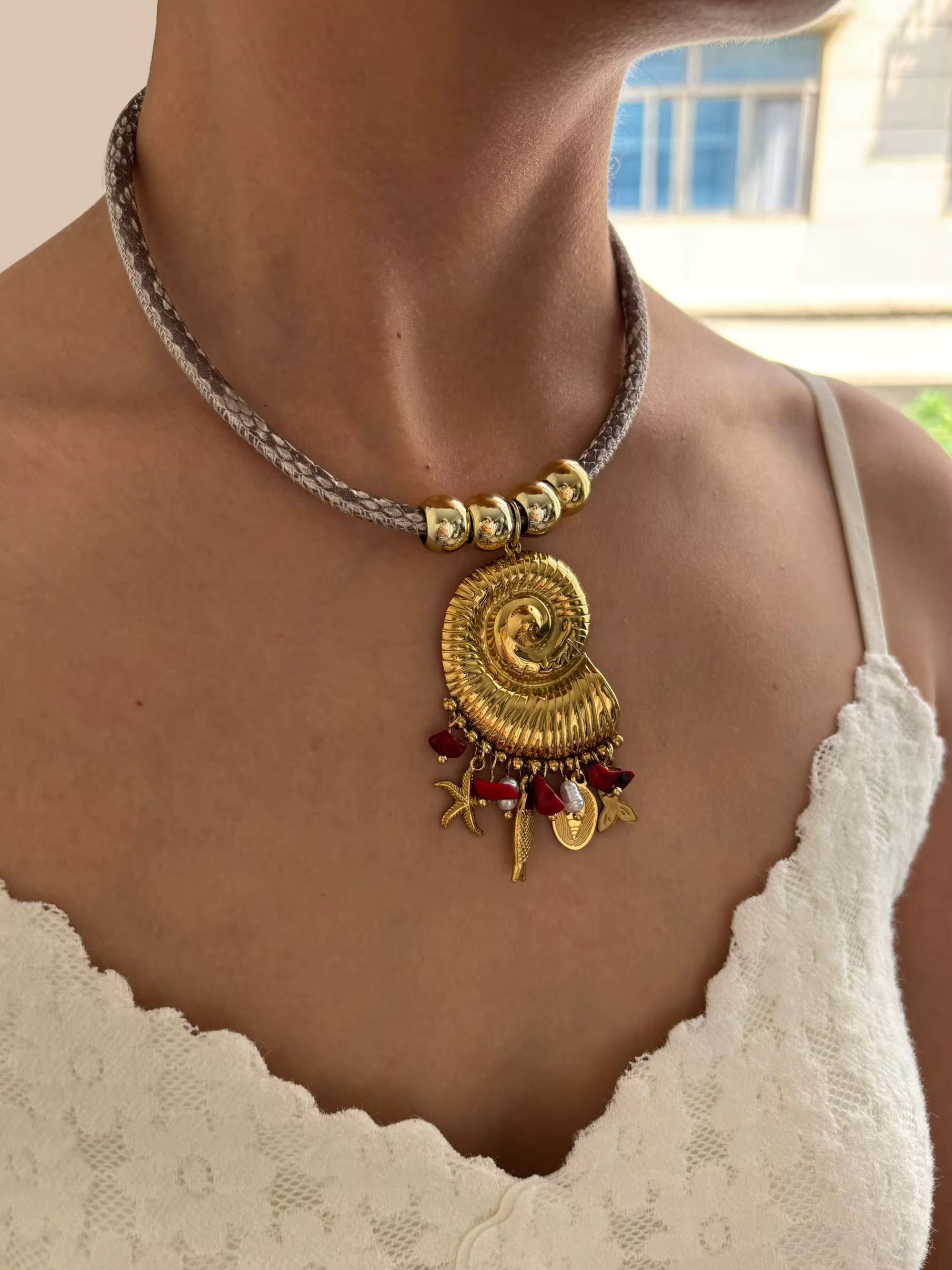 Ibiza Conch Necklace