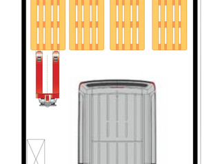 Garage Beispiel Paletten + Transporter
