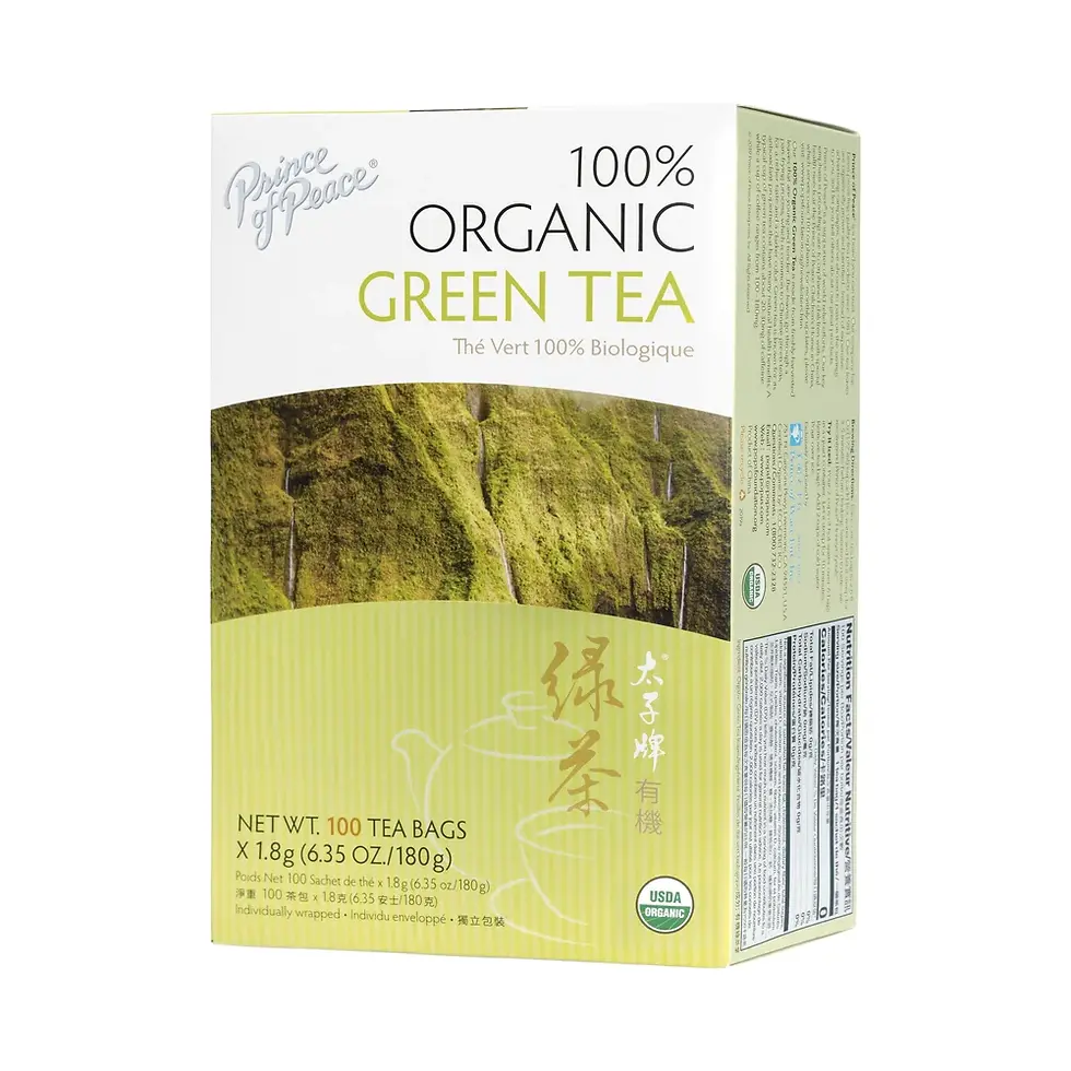 Organic Green Tea 100/Box