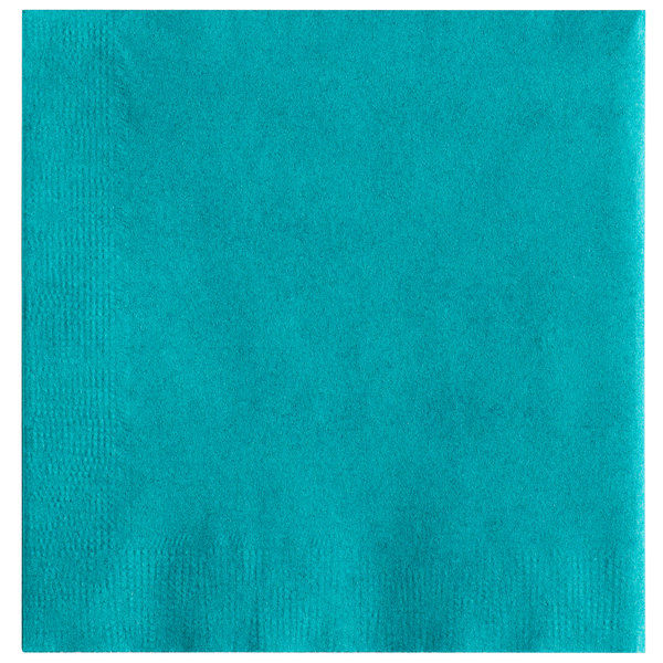 2-Ply Beverage / Cocktail Napkin Teal - 250/Pack