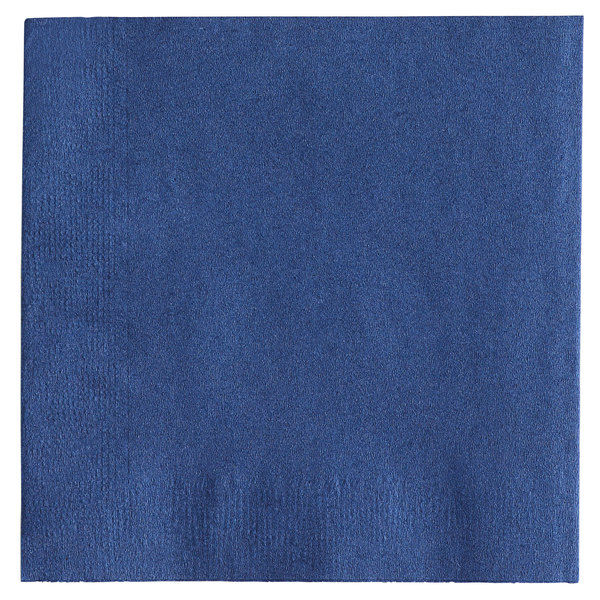 2-Ply Beverage / Cocktail Napkin Blue- 250/Pack