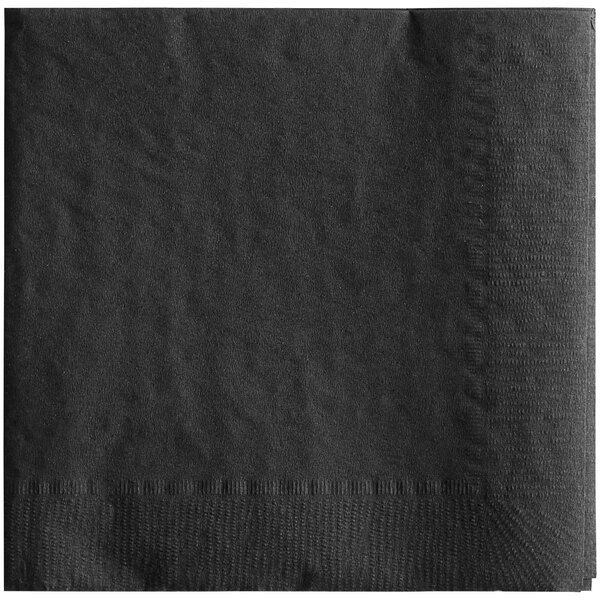 2-Ply Beverage / Cocktail Napkin Black - 250/Pack