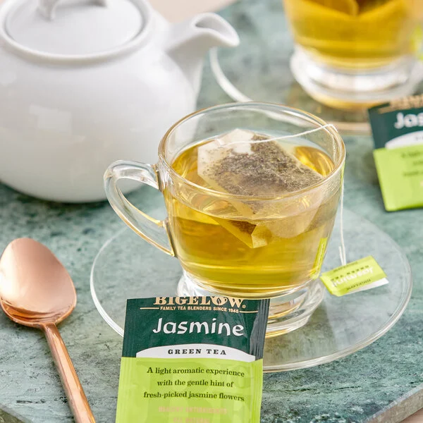 Bigelow Jasmine Green Tea Bags 28 Box BencoMed