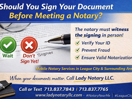 Do Documents Need to Be Signed in Front of a Notary? 