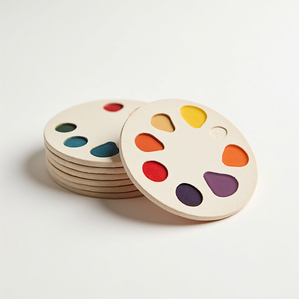 Artist Palette Coasters