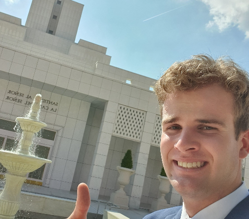 Elder Ritter from the church of Jesus Christ in Huntington Beach.