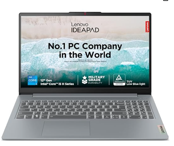Lenovo IdeaPad Slim 3, 12th Gen Intel Core i5-12450H (16GB LPDDR5, 512GB SSD), A