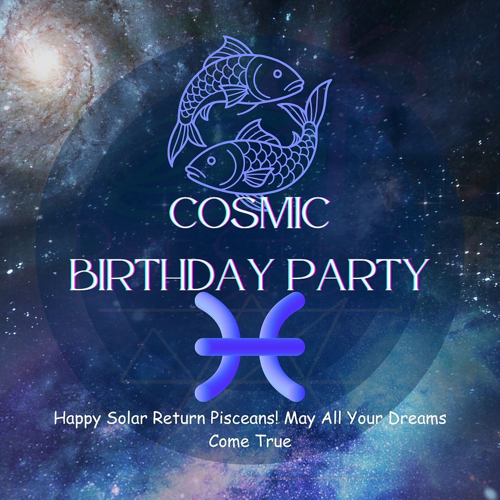 🐟 Cosmic Birthday Party ~ PISCES Edition 🐟