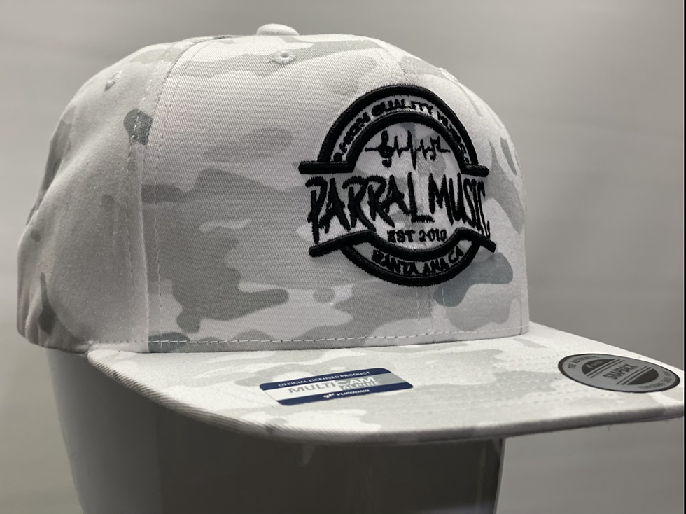 Thumbnail: Multicam Camo White Snapback / Black Logo