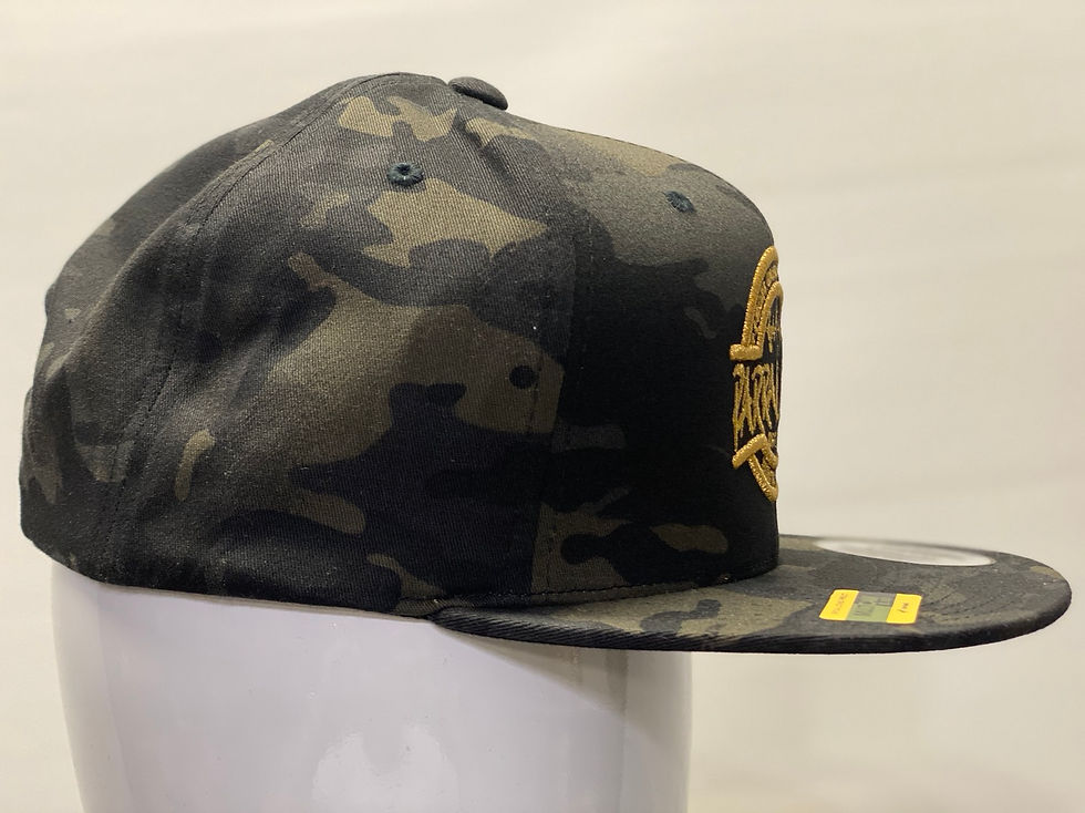Thumbnail: MultiCam Camo Black Snapback / Gold Logo