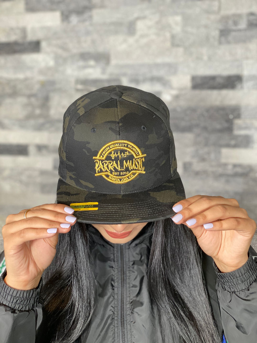 Thumbnail: MultiCam Camo Black Snapback / Gold Logo
