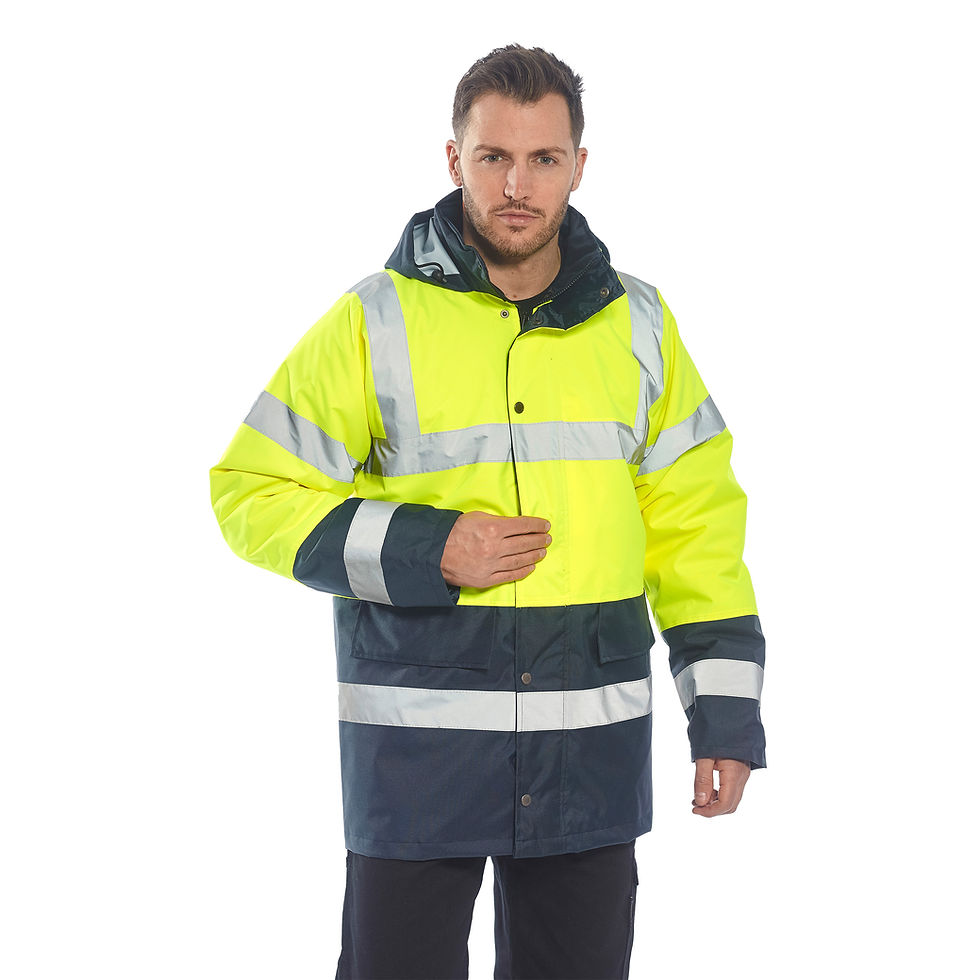 Thumbnail: WP60 Warnschutz Winterjacke "warnschutz" Modelbild 01