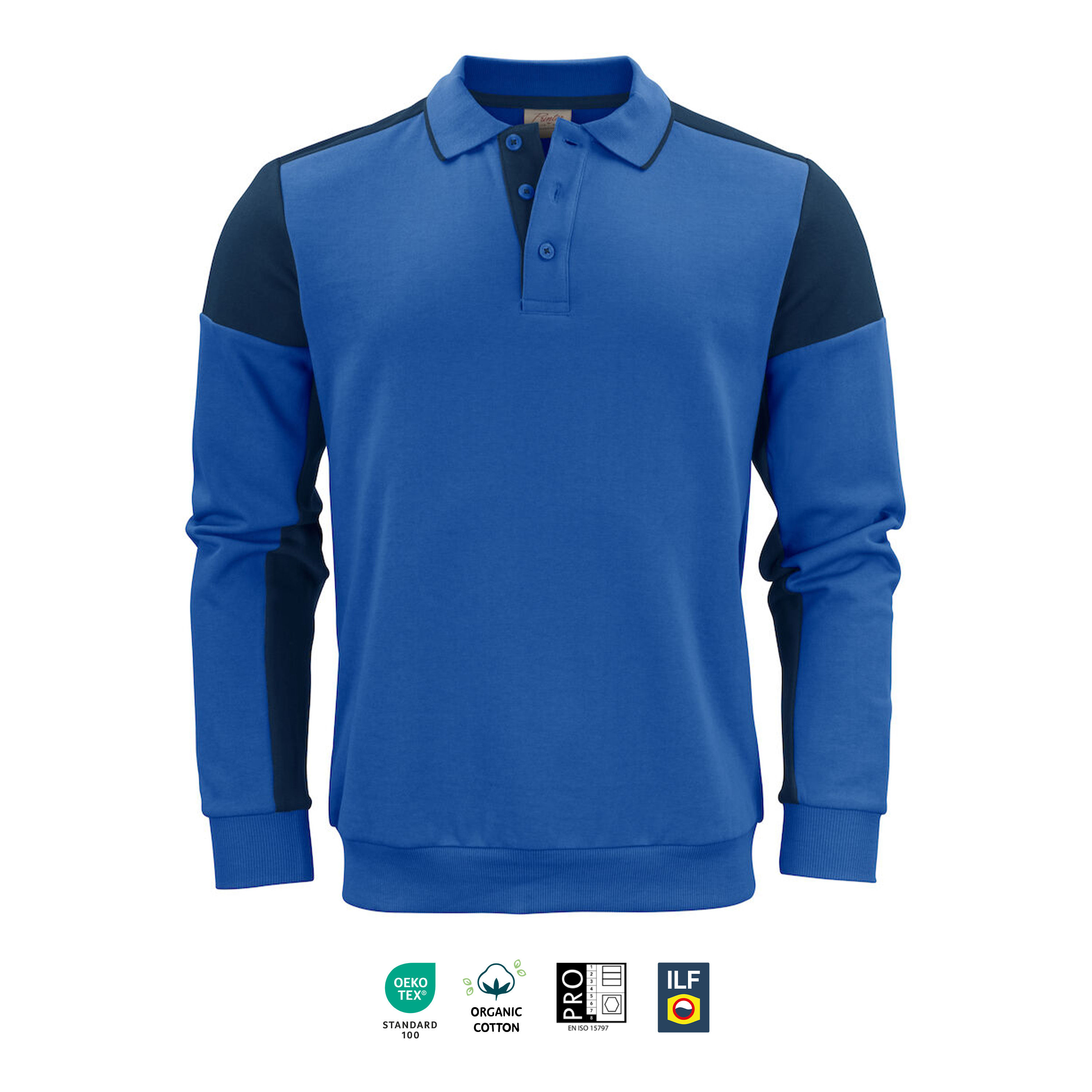 HP18 Prime Polosweater 727 "corporate_casual" Vorderseite